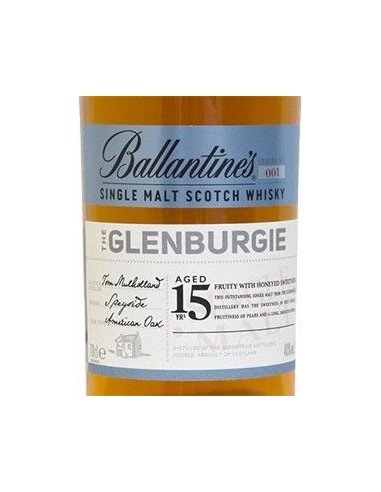 Whisky - Single Malt Scotch Whisky 'Glenburgie' 15 Years Old  (700 ml.) - Ballantine’s - Ballantine's - 3