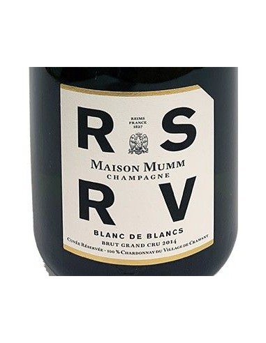 Champagne Blanc de Blancs - Champagne Brut Blanc de Blancs 'RSRV' 2014 (750 ml.) - G.H. Mumm - Mumm - 2
