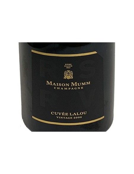 Champagne AOC Brut 'RSRV Cuvee Lalou' Vintage 2006 (750 ml. deluxe gift box) G.H. Mumm Mumm - 3
