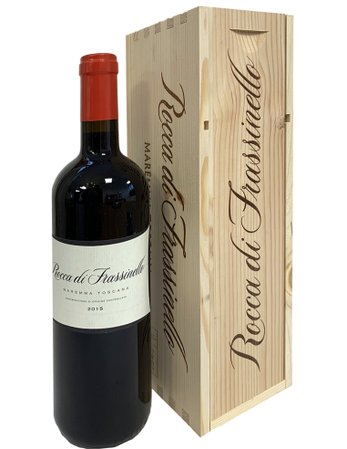 Vini Rossi - Maremma Toscana Rosso IGT 'Rocca di Frassinello' 2015 (750ml. cassetta in legno) - Rocca di Frassinello - Rocca di Vini Rossi - Maremma Toscana Rosso IGT 'Rocca di Frassinello' 2015 (750ml. cassetta in legno) - Rocca di Frassinello - Rocca di