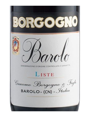 Red Wines - Barolo DOCG 'Liste' 2015 (750 ml.) - Borgogno - Borgogno - 2