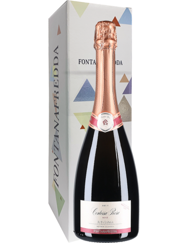 Sparkling Wines - Alta Langa Brut DOCG Contessa Rosa Rose' 2014 (750 ml. boxed) - Fontanafredda - Fontanafredda - 1 Sparkling Wines - Alta Langa Brut DOCG Contessa Rosa Rose' 2014 (750 ml. boxed) - Fontanafredda - Fontanafredda - 1
