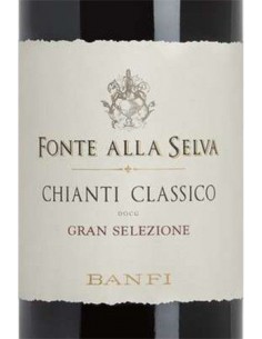 Red Wines - Chianti Classico Gran Selezione DOCG 'Fonte alla Selva' Gran Selezione 2015 (750 ml.) - Banfi - Castello Banfi - 2