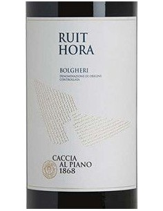 Vini Rossi - Bolgheri Rosso DOC 'Ruit Hora' 2018 (750 ml.) - Caccia al Piano - Caccia al Piano - 2