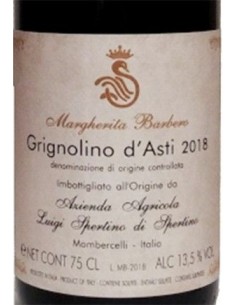 Red Wines - Grignolino d'Asti DOC 'Margherita Barbero' 2018 (750 ml.) - Luigi Spertino - Luigi Spertino - 2