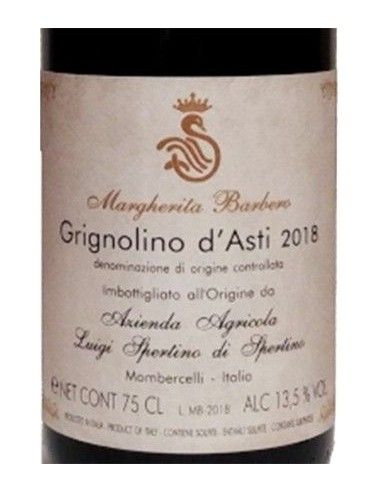 Grignolino d'Asti DOC 'Margherita Barbero' 2018 (750 ml.) Luigi Spertino Luigi Spertino - 2