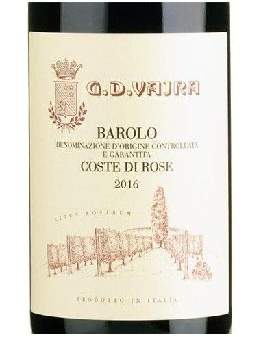 Barolo DOCG 'Coste di Rose' 2016 (750 ml.) G.D. Vajra Vajra - 2