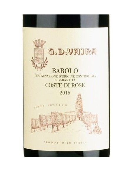 Barolo DOCG 'Coste di Rose' 2016 (750 ml.) G.D. Vajra Vajra - 2