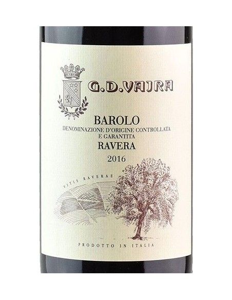 Barolo DOCG 'Ravera' 2016 (750 ml.) G.D. Vajra Vajra - 2