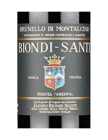 Vini Rossi - Brunello di Montalcino DOCG Tenuta Greppo 2009 (750 ml.) - Biondi Santi - Biondi Santi - 2