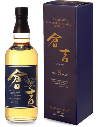 Pure Malt Japanese Whisky 'The Kurayoshi' 8 Ans (700 ml. avec etui) Matsui Whisky Kurayoshi - 1