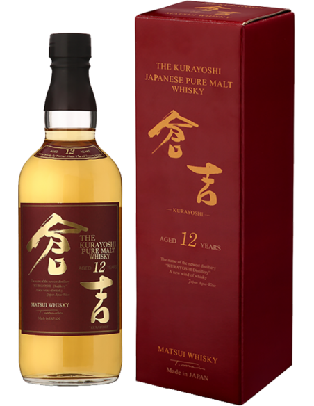 Pure Malt Japanese Whisky 'The Kurayoshi' 12 Jahre (700 ml. mit etui) Matsui Whisky Kurayoshi - 1