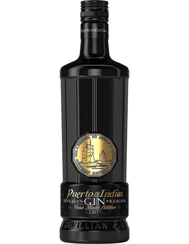 Gin - Gin Premium 'Pure Black Edition' (700 ml) - Puerto de Indias - Puerto de Indias - 1