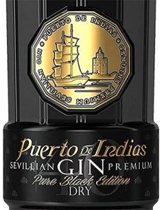 Gin - Gin Premium 'Pure Black Edition' (700 ml) - Puerto de Indias - Puerto de Indias - 2