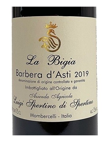 Vini Rossi - Barbera d'Asti DOCG 'La Bigia' 2019 (750 ml.) - Luigi Spertino - Luigi Spertino - 2