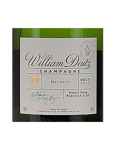Champagne Blanc de Noirs - Champagne Hommage a William Deutz 'Meurtet' 2012 (750 ml. casket) - Deutz - Deutz - 3