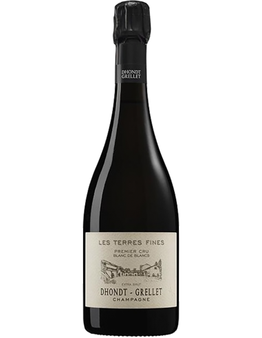 Champagne Blanc de Blancs - Champagne 1er Cru Blanc de Blancs 'Les Terres Fines' Extra Brut (750 ml.) - Dhondt Grellet - Dhondt Champagne Blanc de Blancs - Champagne 1er Cru Blanc de Blancs 'Les Terres Fines' Extra Brut (750 ml.) - Dhondt Grellet - Dhondt