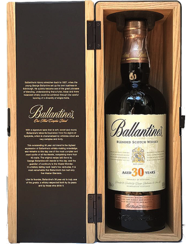 Whisky - Blended Scotch Whisky 30 Years Old (700 ml. deluxe gift box) - Ballantine's - Ballantine's - 2