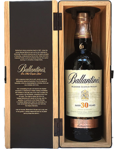 Blended Scotch Whisky 30 Years Old (700 ml. deluxe gift box) - Ballantine's