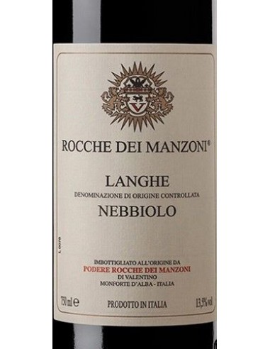 Vini Rossi - Langhe Nebbiolo DOC 2018 (750 ml.) - Rocche dei Manzoni - Rocche dei Manzoni - 2
