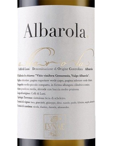 White Wines - Colli di Luni Albarola DOC 2020 (750 ml.) - Lunae Bosoni - Lunae - 2