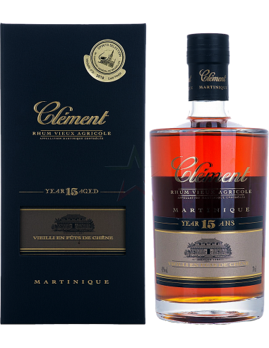 Rum - Rhum Tres Vieux Agricole '15 Year Old' (700 ml. cofanetto regalo) - Clement - Clement - 1