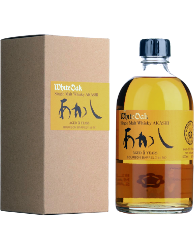 Whisky - Single Malt '5 Years Old' Japanese Whisky (500 ml. astuccio) - White Oak Distillery - Akashi - Akashi - 1