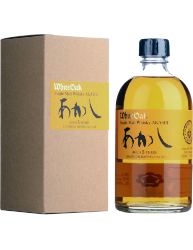 Whiskey - Single Malt '5 Years Old' Japanese Whisky (500 ml. boxed) - White Oak Distillery - Akashi - Akashi - 1