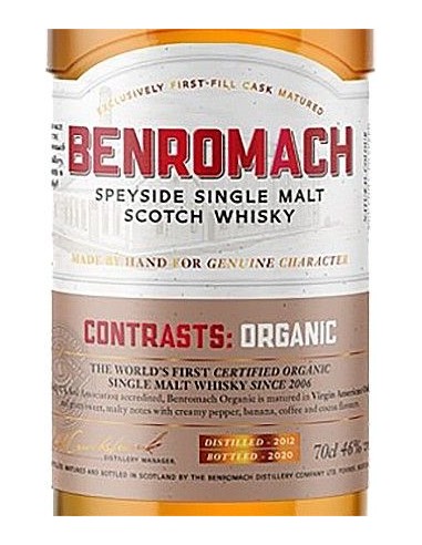 Whisky Single Malt - Single Malt Scotch Whisky Speyside 'Organic 2012' (700 ml. astuccio) - Benromach - Benromach - 3