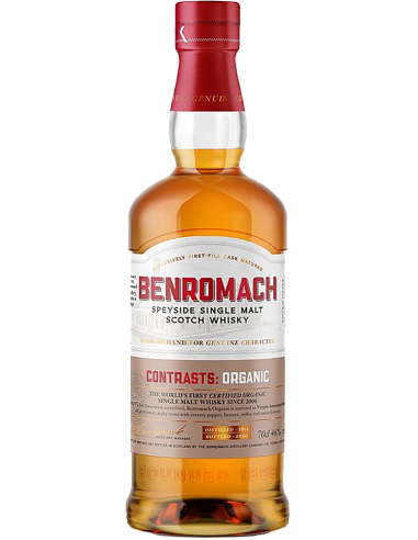 Whiskey Single Malt - Single Malt Scotch Whisky Speyside 'Organic 2012' (700 ml. boxed) - Benromach - Benromach - 2