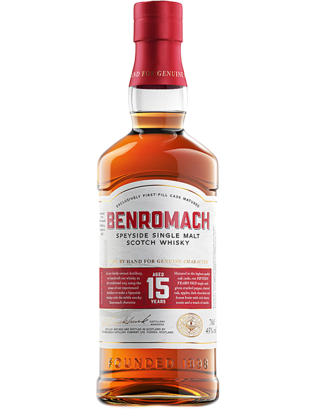Single Malt Scotch Whisky Speyside 15 Years (700 ml. boxed) Benromach Benromach - 2