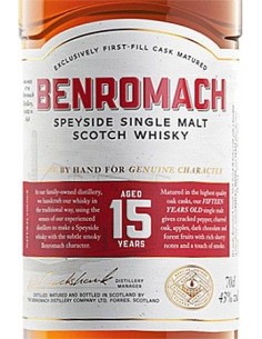 Whisky - Single Malt Scotch Whisky Speyside '15 Years Old' (700 ml. astuccio) - Benromach - Benromach - 3