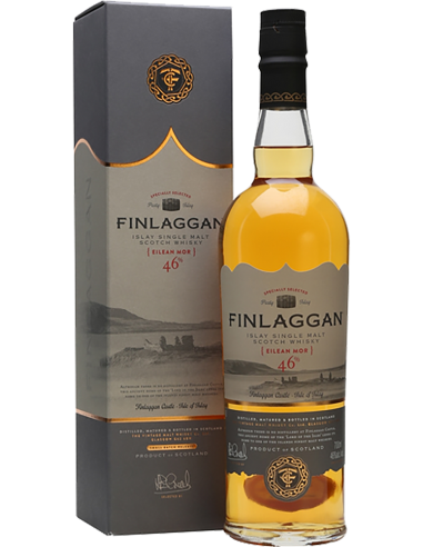 Peaty Whiskey - Single Malt Scotch Whisky Finlaggan 'Eilean Mor' (700 ml. boxed) - The Vintage Malt Whisky Company - Finlaggan - Peaty Whiskey - Single Malt Scotch Whisky Finlaggan 'Eilean Mor' (700 ml. boxed) - The Vintage Malt Whisky Company - Finlaggan -
