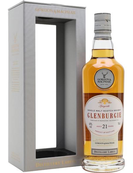 Single Malt Scotch Whisky 'Glenburgie' 1998 Distillery Labels 21 Jahre (700 ml. mit etui) Gordon & Macphail Gordon & Macphail - 