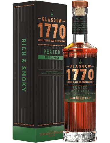 Whisky Torbato - Single Malt Scotch Whisky 'Peated' (500 ml. astuccio) - 1770 Glasgow - 1770 Glasgow - 1