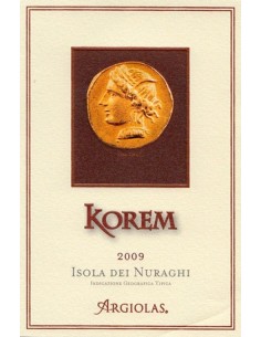 Red Wines - Isola dei Nuraghi Rosso IGT 'Korem' 2017 (750 ml.) - Argiolas - Argiolas - 2