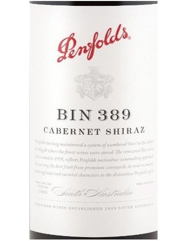 Red Wines - Cabernet Shiraz 'Bin 389' 2018 (750 ml.) - Penfolds - Penfolds - 2
