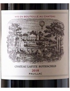 Vini Rossi - 1er Grand Cru 'Chateau Lafite Rothschild' 2018 (750 ml.) - Chateau Lafite Rothschild - Chateau Lafite Rothschild - 