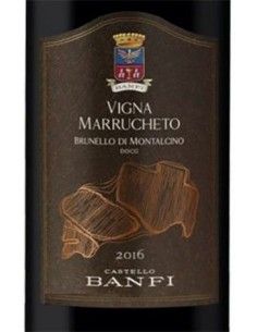 Red Wines - Brunello di Montalcino DOCG 'Vigna Marrucheto' 2016 (750 ml.) - Castello Banfi - Castello Banfi - 2