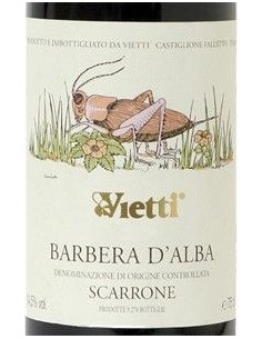 Vini Rossi - Barbera d’Alba DOC 'Vigna Scarrone' 2018 (750 ml.) - Vietti - Vietti - 2