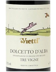 Vini Rossi - Dolcetto d'Alba DOC 'Le Tre Vigne' 2020 (750 ml.) - Vietti - Vietti - 2