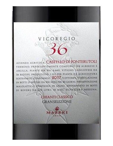 Chianti Classico Gran Selezione DOCG 'Vicoregio 36' 2017 (750 ml.) Mazzei Mazzei - 2