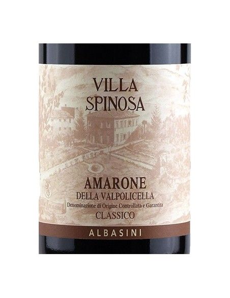 Amarone della Valpolicella Classico DOCG 'Albasini' 2011 (750 ml.) Villa Spinosa Villa Spinosa - 2