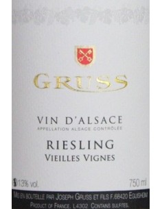 Vini Bianchi - Alsace Riesling 'Vieilles Vignes' 2020 (750 ml.) - Gruss - Gruss - 2