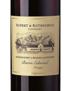 Red Wines - South Africa Western Cape Red  'Baron Edmond' 2017 (750 ml.) - Rupert & Rotschild Vignerons - Rupert & Rotschild Vig
